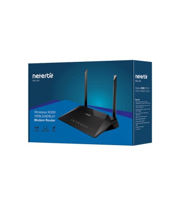 NETERBIT NSL-224 Wireless N300Mbps ADSL2+/VDSL2 4Port Modem Router