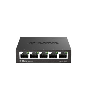 سوئیچ 5 پورت صنعتی با بدنه آلومینیومی DGS-105 5-port 10/100/1000Base-T Unmanaged Metal Desktop Gigabit Switch (EU Plug)