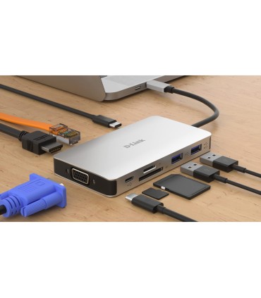 هاب USB-C به 9 پورت دی لینک مدل D-Link DUB-M910