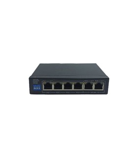 سوئیچ 4port/100 poe/2port-1000 uplink مدل ایزی گیگز EasyGigs EG-SWU-1301-6FFp