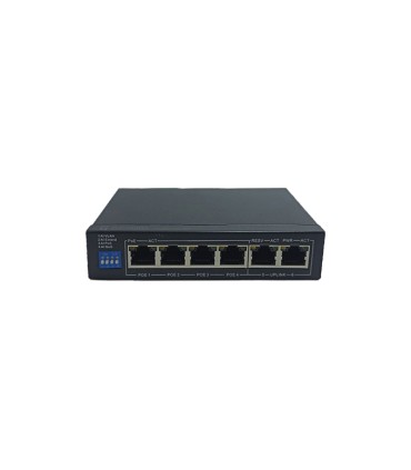 سوئیچ 4port/100 poe/2port-1000 uplink مدل ایزی گیگز EasyGigs EG-SWU-1301-6FFp