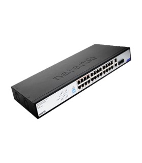 سوئیچ 28 پورت 1000 مدیریتی PoE با 2پورت SFP و 2پورت UPLINK نتربیت NETERBIT NGS-F1028P-A