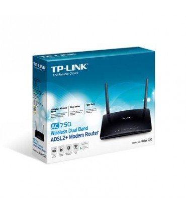 TP-LINK ADSL Archer D20 AC750 Wireless Modem Router