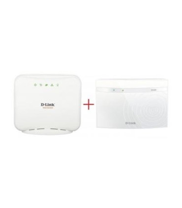 D-Link Dir-600 Router Wireless + D-Link DSL-2520U Modem Router