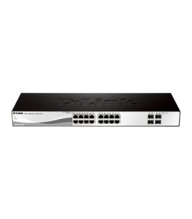 DGS-1210-20 16-Port 10/100/1000Base-T with 4 SFP Smart Switch