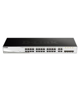DGS-1210-28 24-Port 10/100/1000Base-T with 4 SFP Smart Switch