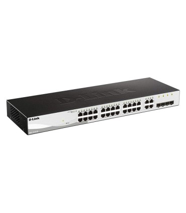 DGS-1210-28 24-Port 10/100/1000Base-T with 4 SFP Smart Switch
