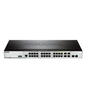 DGS-3000-26TC  20-Port 10/100/1000 Base-T + 4 Combo 10/100/1000BASE-T/SFP ports + 2-Port 10G SFP+ L2 Management Switch
