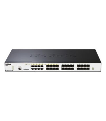 DGS-3120-24SC 16 SFP and 8 Combo 10/100/1000BASE-T/SFP L2 Stackable Managed Switch