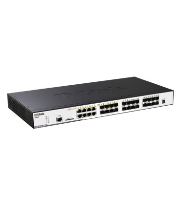 DGS-3120-24SC 16 SFP and 8 Combo 10/100/1000BASE-T/SFP L2 Stackable Managed Switch
