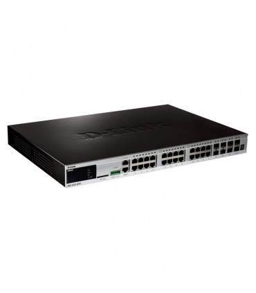 DGS-3420-28TC 20 10/100/1000Base-T + 4 Combo 10/100/1000Base-T/SFP ports + 4 10GE SFP+ ports L2 Stackable Managed Switch