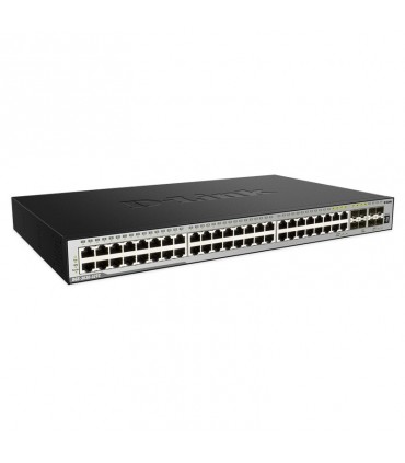 DGS-3630-52TC 44 10/100/1000Base-T ports + 4 Combo 10/100/1000Base-T/SFP ports + 4 10GE SFP+ Ports L2 Stackable Managed Switch