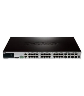 DGS-3620-28TC 20 10/100/1000Base-T ports + 4 Combo 10/100/1000Base-T/SFP ports + 4 10GE SFP+ ports L3 Stackable Managed Switch