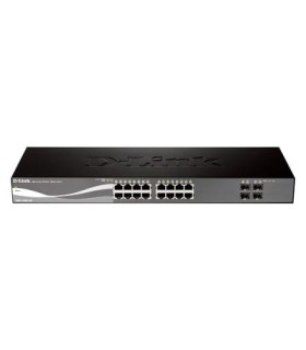 DGS-1500-20	16 Ports 10/100/1000Base-T , 4 SFP ports, L2+ Smart Pro Switch
