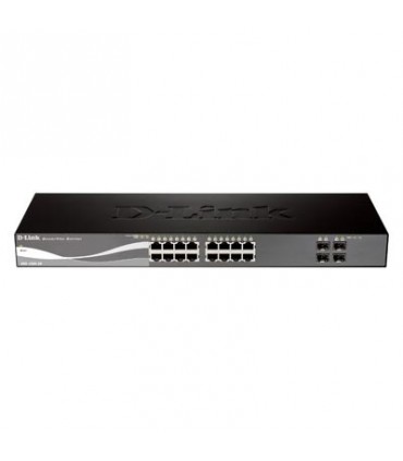 DGS-1500-20	16 Ports 10/100/1000Base-T , 4 SFP ports, L2+ Smart Pro Switch