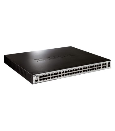 DES-3200-52P 48-port 10/100Base-T PoE + 2 1000Base-T ports + 2 Combo