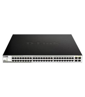 DGS-1210-52MPP	48-Port 10/100/1000BaseT PoE + 4 Gigabit SFP Ports Web Smart Switch, 740W PoE Budget