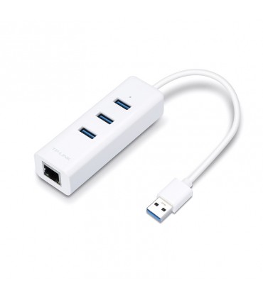 TP-LINK TL-UE330 USB 3.0 Gigabit Ethernet Adapter and 3-port Hub