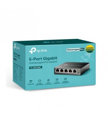 سوئیچ 5 پورت Easy Smart با سرعت 10/100/1000 تی پی لینک مدل TL-SG105E