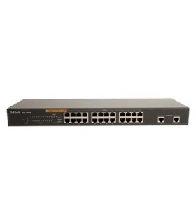 D-Link DES-1026G 24-Port Fast Ethernet Unmanaged Rackmount Switch with 2 Gigabit ports