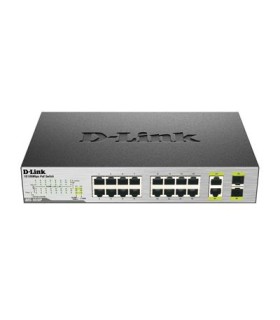 D-Link DES-1018P 18-Port Fast Ethernet PoE Unmanaged Desktop Switch
