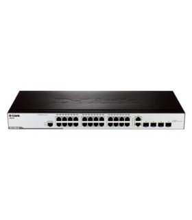 DES-3200-28	24-port 10/100Base-T + 2 SFP ports + 2 Combo 1000Base-T/SFP ports L2 Managed Switch