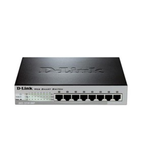 D-Link DES-1210-08P 8-Port Fast Ethernet 10/100 Base-T PoE Smart Switch