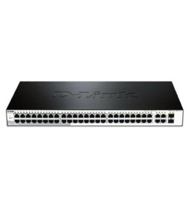 D-Link DES-1210-52 48-Port 10/100BaseT + 2-Port 10/100/1000Mbps Copper + 2 Combo Copper/SFP Smart Switch