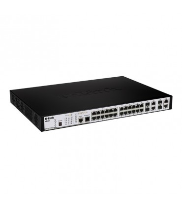 DES-3810-28	24-port 10/100Base-T + 4 Combo 1000Base-T/SFP ports L3 Managed Switch
