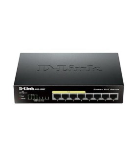 D-Link DGS-1008P 8-Port Gigabit PoE Unmanaged Desktop Switch
