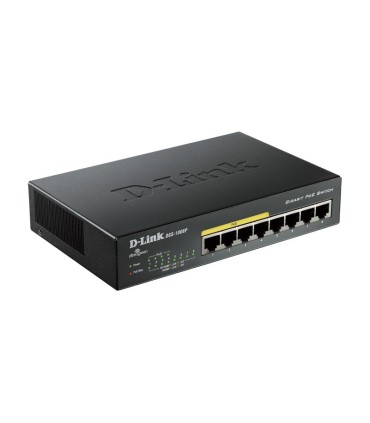 D-Link DGS-1008P 8-Port Gigabit PoE Unmanaged Desktop Switch