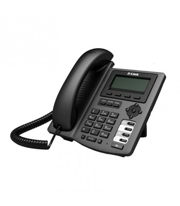 تلفن تحت شبکه اداری دی لینک DPH-150SE/F4 دارای 1 پورت LAN با قابلیت POE و دارای LCD و 2 اکانت SIP