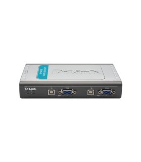 KVM-4U 4 port USB KVM Switch with 2*DKVM-CU