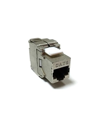 کیستون CAT6 شیلددار - رنگ نقره ای بدون نیاز به ابزار پانچ NKJ-C6SMET2B21