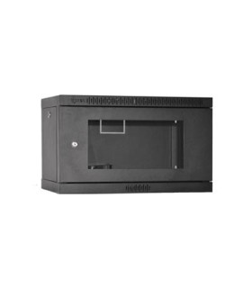 رک دیواری 6 یونیت عمق 35 دیواری با درب فریم دار شیشه ای Wallmount Rack 6 Unit 35 Depth