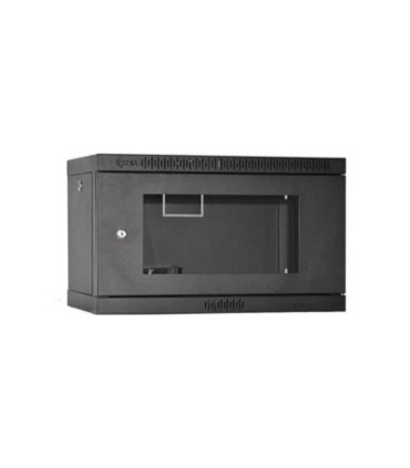 رک دیواری 6 یونیت عمق 35 دیواری با درب فریم دار شیشه ای Wallmount Rack 6 Unit 35 Depth