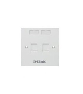 فیس پلیت دو پورت 86*86 میلیمتر NFP-0WHI21