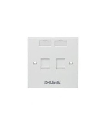 فیس پلیت دو پورت 86*86 میلیمتر NFP-0WHI21