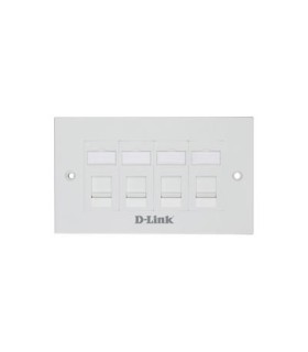 فیس پلیت چهار پورت 86*146 میلیمتر مستطیل NFP-0WHI41