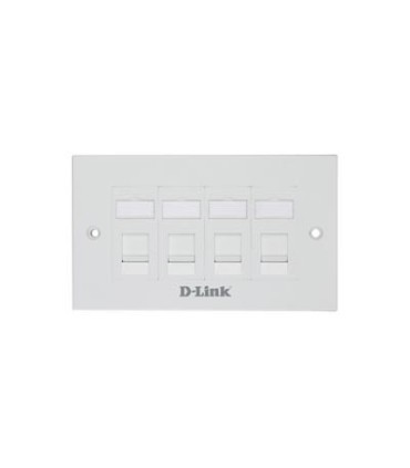 فیس پلیت چهار پورت 86*146 میلیمتر مستطیل NFP-0WHI41