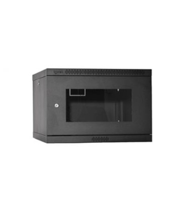 رک دیواری 7 یونیت عمق 60 دیواری با درب فریم دار شیشه ای Wallmount Rack 7 Unit 60 Depth