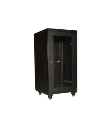 رک 22یونیت عمق 60 ایستاده با درب فریم دار شیشه ای Stant Rack 22 Unit 60 Depth