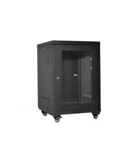 رک 16 یونیت عمق 60 ایستاده با درب فریم دار شیشه ای Stant Rack 16 Unit 60 Depth