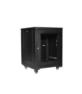 رک 14 یونیت عمق 60 ایستاده با درب فریم دار شیشه ای Stant Rack 14 Unit 60 Depth