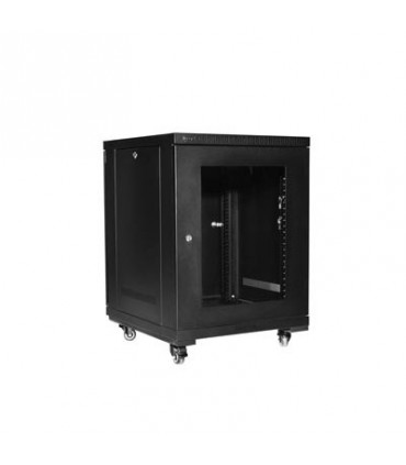 رک 14 یونیت عمق 60 ایستاده با درب فریم دار شیشه ای Stant Rack 14 Unit 60 Depth