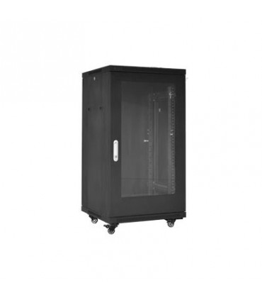 رک 22یونیت عمق 60 ایستاده پیشرفته با درب فریم دار شیشه ای Stand Advance Rack 22 Unit 60 Depth
