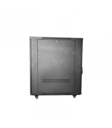 رک 22یونیت عمق 100 ایستاده پیشرفته  با درب فریم دار شیشه ای Stand Advance Rack 22 Unit 100 Depth