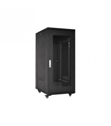 رک 27 یونیت عمق 80 ایستاده پیشرفته با درب فریم دار شیشه ای Stand Advance Rack 22 Unit 80 Depth