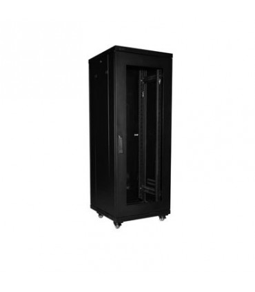 رک 32 یونیت عمق 60 ایستاده پیشرفته با درب فریم دار شیشه ای Stand Advance Rack 32 Unit 60 Depth