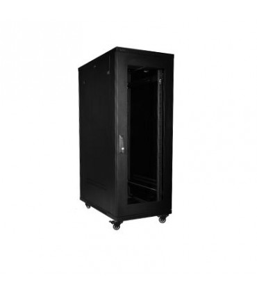 رک 32 یونیت عمق 100 ایستاده پیشرفته با درب فریم دار شیشه ای Stand Advance Rack 32Unit 100 Depth